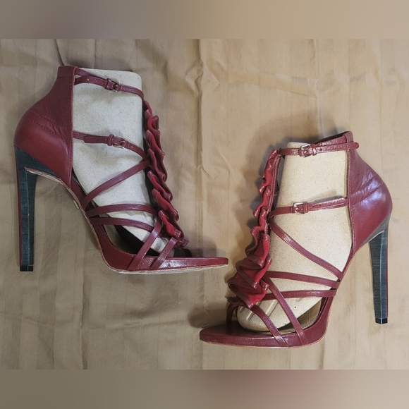 L.A.M.B. heels, 10M, Brick color - Picture 3 of 9